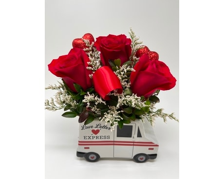Love Letters Express Flower Arrangement