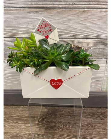 Love Letters Flower Arrangement
