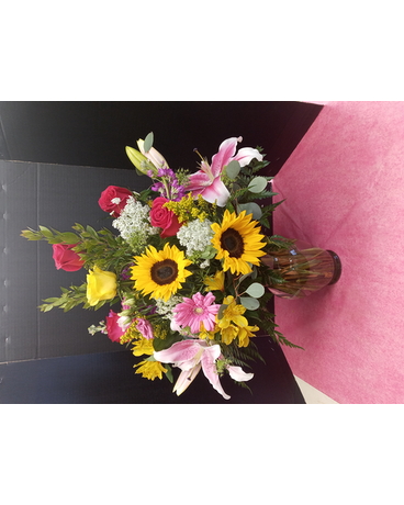 Country Garden Flower Arrangement
