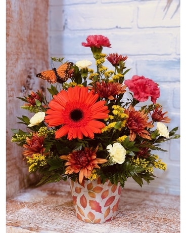 Say Hello to Fall Flower Arrangement