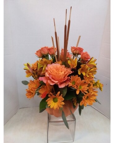 Delightful Pumpkin Bouquet Flower Arrangement
