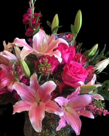 Fantastic Fuchsia Flower Arrangement