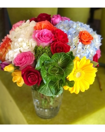 Pop of Spring Flower Arrangement