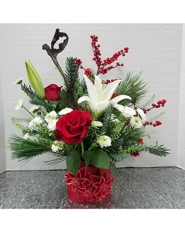 Modern Christmas Design Flower Arrangement
