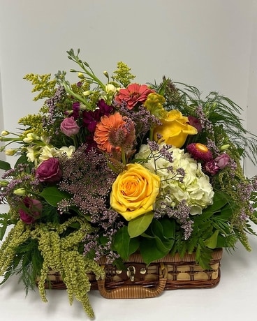 Picnic In The Garden Flower Arrangement