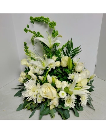 Ivory Garden Flower Arrangement