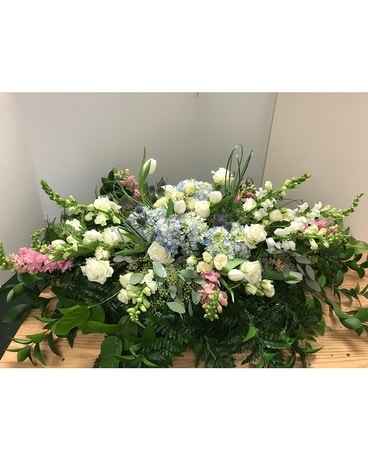 Cape Cod Casket Spray Flower Arrangement