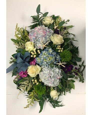 Cape Cod Garden Spray Sympathy Arrangement