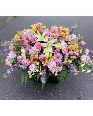 Graceful Love Casket Spray Funeral Casket Spray Flowers