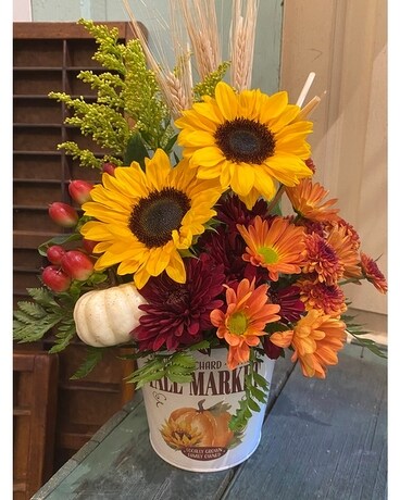 Fall Market Flower Arrangement