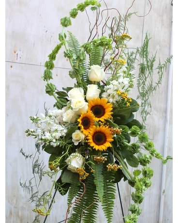 Summer Naturalist Sympathy Arrangement