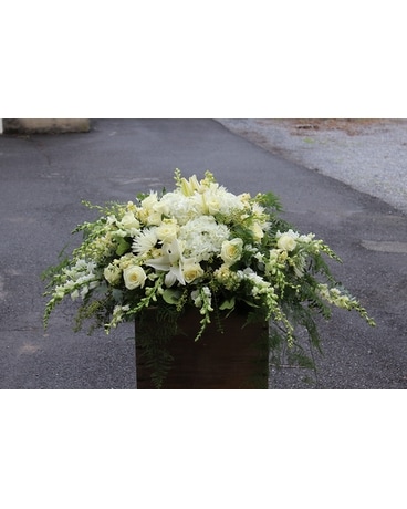 Serene Farewell Flower Arrangement