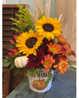 Fall Market Flower Arrangement