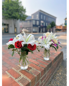 May Roses & Lilies Flower Arrangement