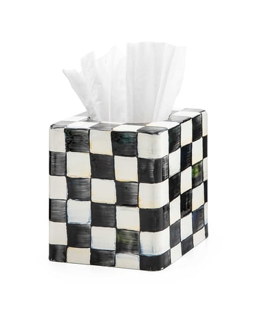 Courtly Check Enamel Boutique Tissue Box Cover Custom product