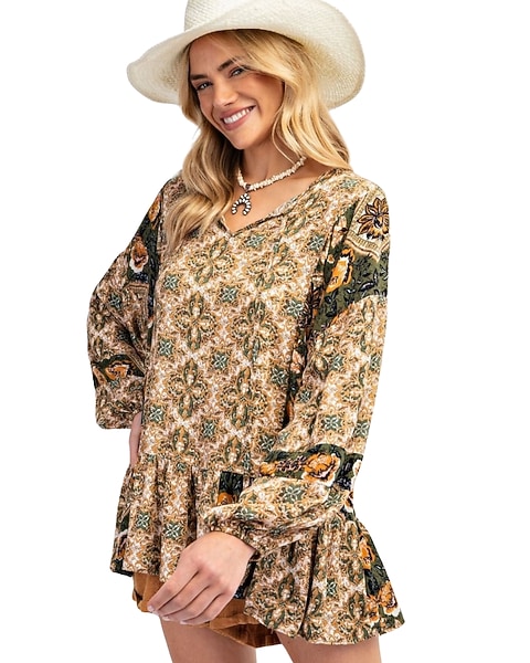 light brown boho dress Magnolia