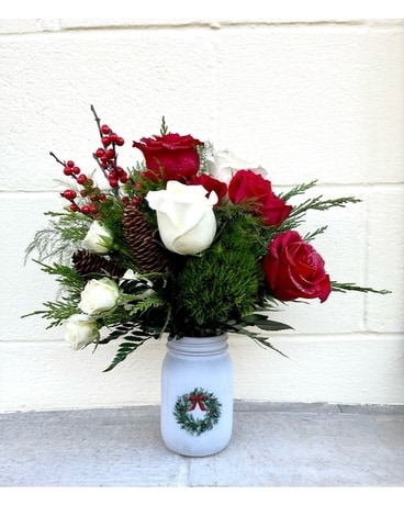 Season Greetings Flower Arrangement