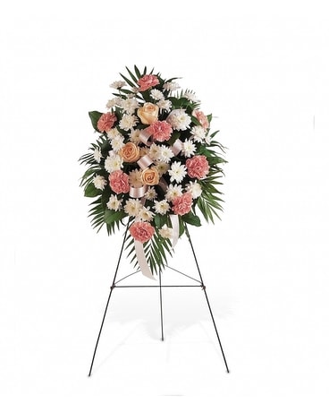 Gentle Thoughts Spray Funeral Arrangement