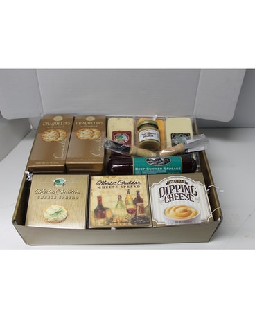 Cheese and Cracker Basket Gift Basket