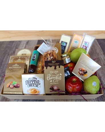 Fruit and Gourmet Gift Basket