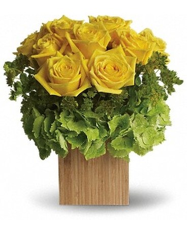 Teleflora's Box of Sunshine T72-2 Flower Arrangement