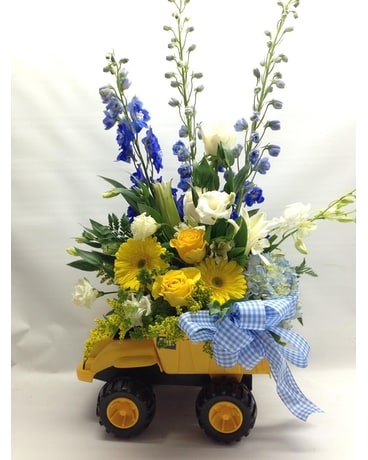 TONKA TRUCK Flower Arrangement