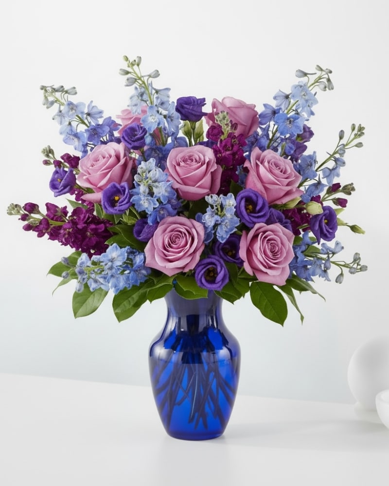 ROYAL PURPLE BOUQUET in Quincy MA - Fabiano Florist
