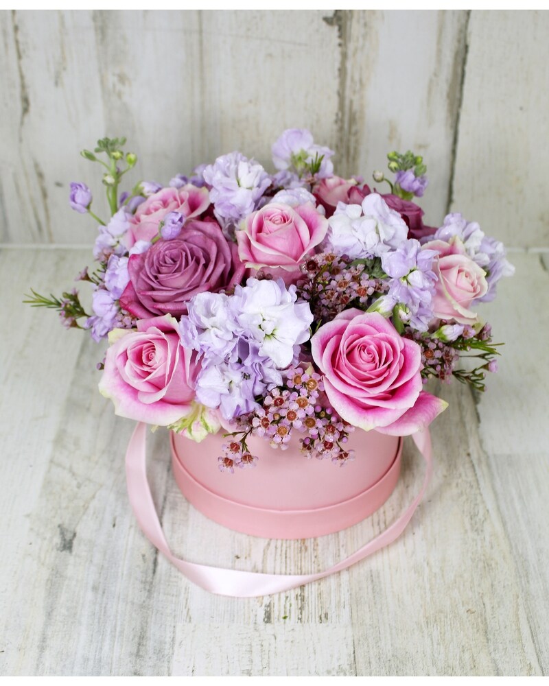 Medium Hat Box in Quincy MA - Fabiano Florist