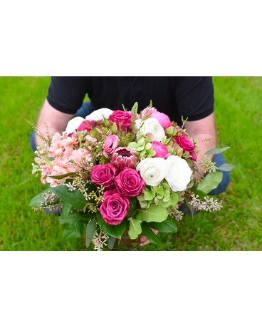 Designer's Choice of Feminine Colors Flower Arrangement
