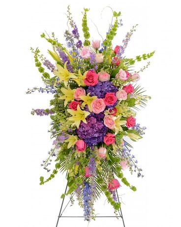 Jewel Tone Spray Flower Arrangement