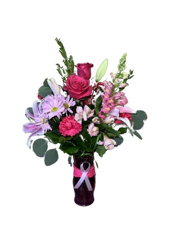 Get Your Pink ON Flower Arrangement