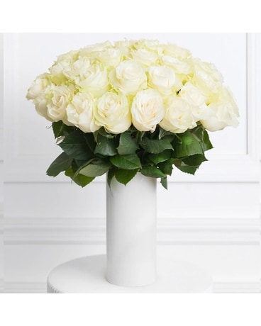 3DozenWhite Flower Arrangement