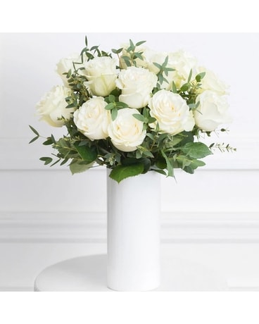 DozenWhite Flower Arrangement