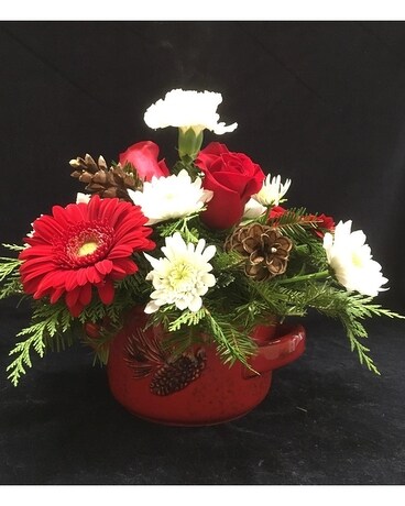 Special Christmas in Maine Flower Arrangement