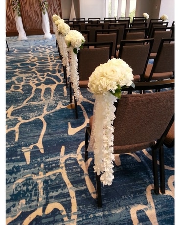 Wedding Ceremony Flower Arrangement