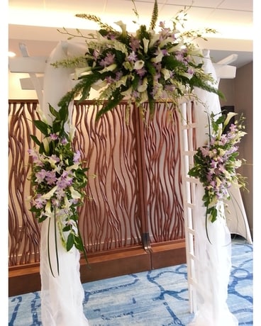 Wedding Ceremony Flower Arrangement