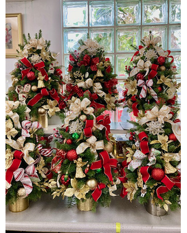 Christmas Trees Flower Arrangement