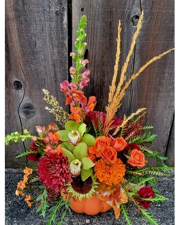 Pumpkin Joy Flower Arrangement