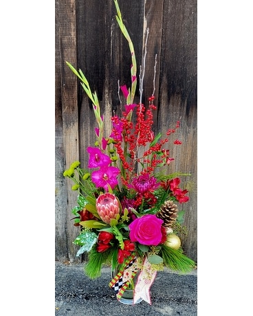 Jewel of the holiday Flower Arrangement