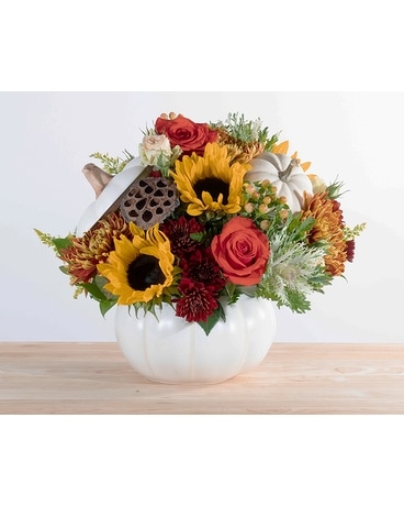 Silver Moon Flower Arrangement