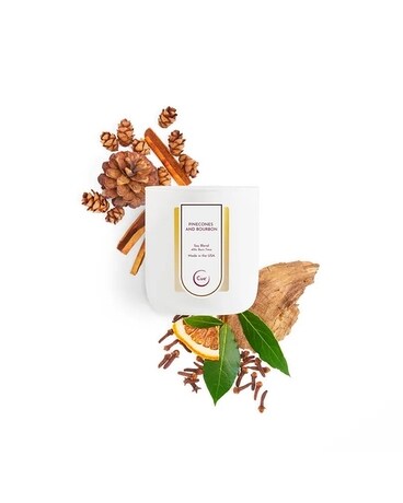 Pinecones & Bourbon Candle Jar Candle