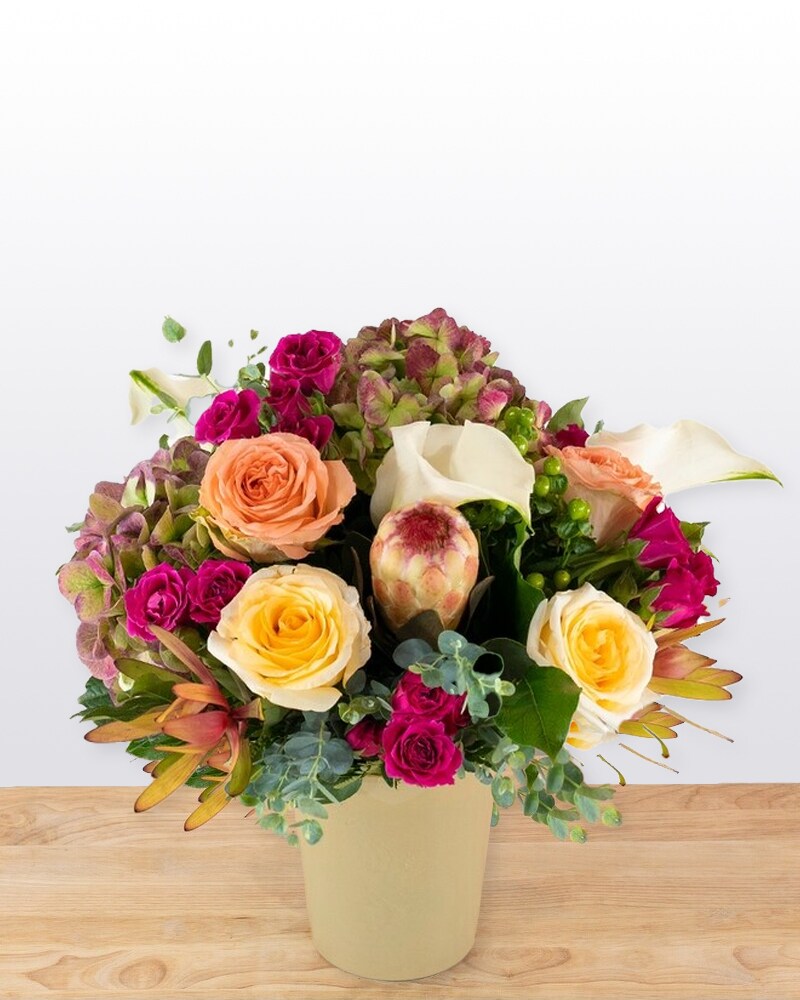 Coffee Break Flower Arrangement