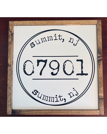 Framed Wooden Summit Sign Gifts
