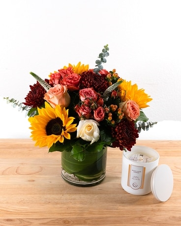 Candied Apple Set Flower Arrangement