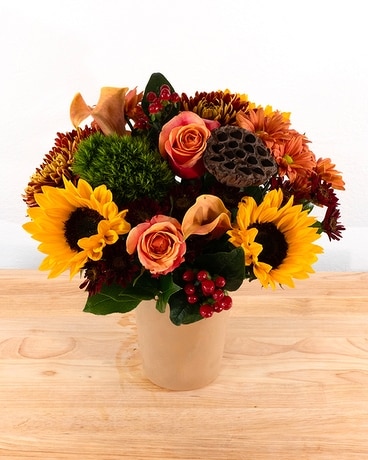 Spiced Cider Flower Arrangement