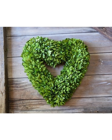 Preserved Boxwood Heart Gifts