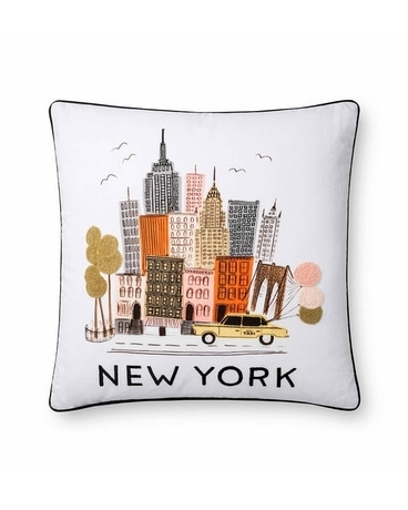 Rifle New York Embroidered Pillow Gifts