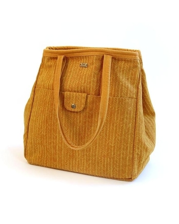 Sienna Herringbone Carryall Tote Bag Gifts
