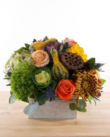 Bountiful Bushel Flower Arrangement