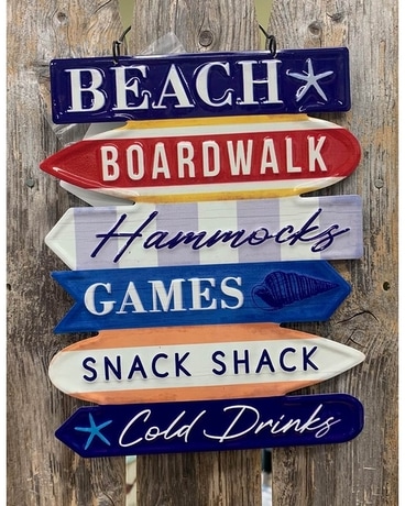 Beach Boardwalk Sign